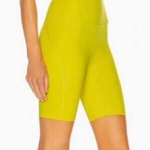 Girlfriend Collective Bright Yellow Bike Shorts